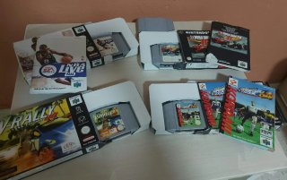 Lote Nintendo 64 Console, Giochi e Memorie