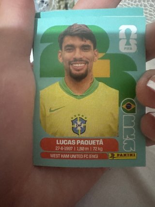 Cromo Mundial 2026 Lucas Paquetá