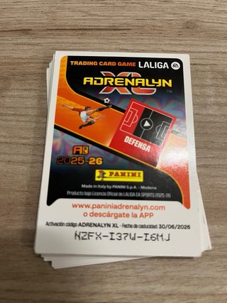 175 Cromos Adrenalyn Liga 2025-26