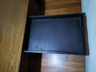 Mesa de centro de madera marrón
