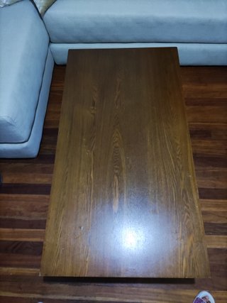 Mesa de centro de madera marrón