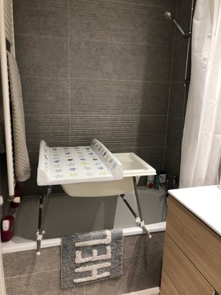 Bañera y cambiador bebé