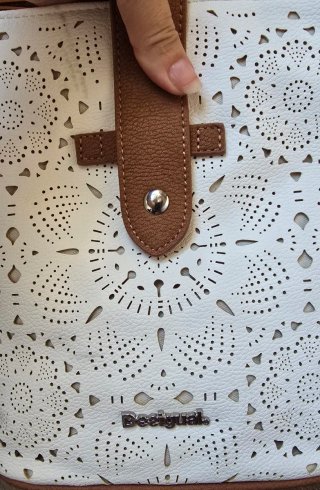 Bolso Desigual Mujer Bandolera Hades Blanco