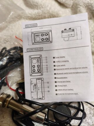 Pastilla Previo Guitarra Acústica Sound HunterGT-6