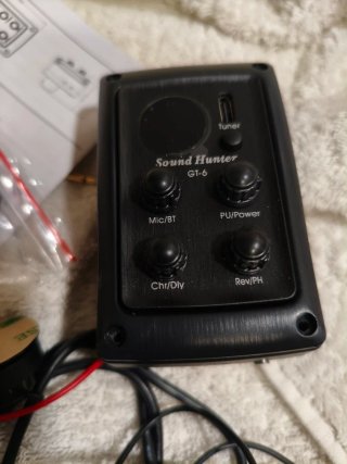 Pastilla Previo Guitarra Acústica Sound HunterGT-6
