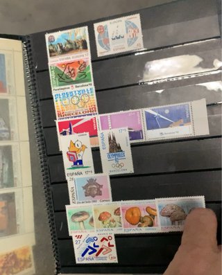 Collezione di francobolli spagnoli antichi