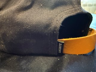 Gorra Lacoste Negra con Cocodrilo Verde