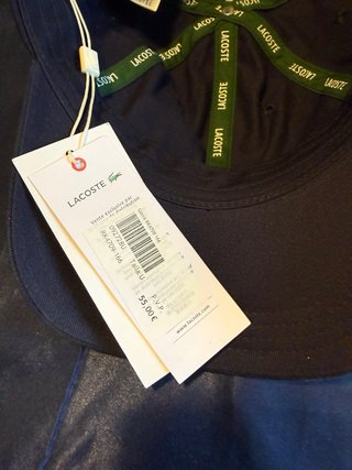 Gorra Lacoste Negra con Cocodrilo Verde