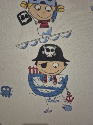 Cabecero infantil piratas para cama de 90