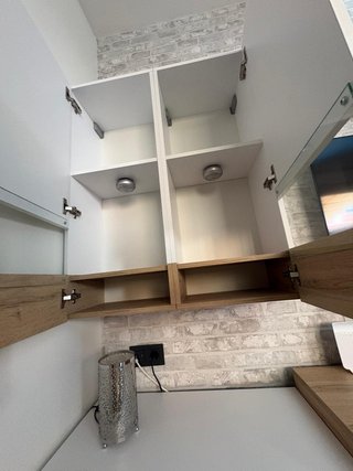 Mueble de Salón Modular Diseño Blanco/Madera