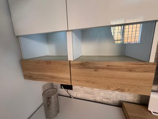 Mueble de Salón Modular Diseño Blanco/Madera