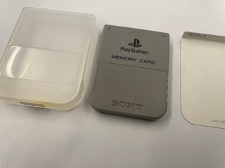Memory Card Originale Sony PlayStation 1 PS1 Grigi