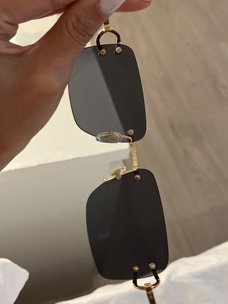 Gafas Cartier Originales Doradas y Grises