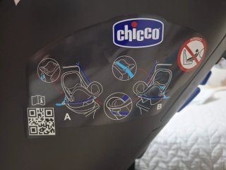 Silla coche bebé Chicco con base