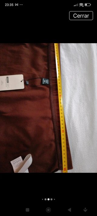 Falda larga marrón SHEIN BASICS Talla 4XL