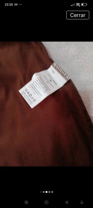 Falda larga marrón SHEIN BASICS Talla 4XL