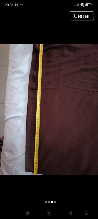 Falda larga marrón SHEIN BASICS Talla 4XL