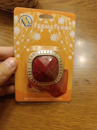 Fermatenda X&H Rosso Oro Tessuto Plastica