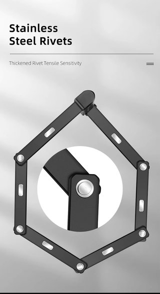 Candado Plegable Alta Seguridad Bici/Moto