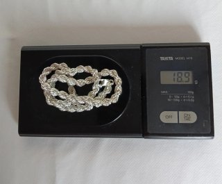 Cordón de plata de ley
