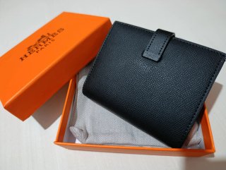 Cartera Hermes Negra Cuero