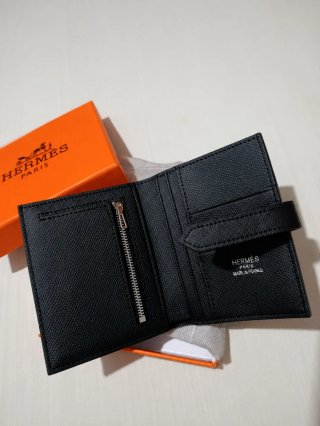 Cartera Hermes Negra Cuero