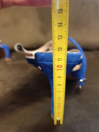 Zapatos de tacón azules talla 39