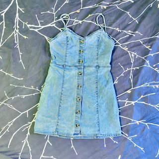 Vestido tejano denim perfecto Zara