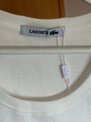 Camiseta Tirantes Lacoste Blanca Talla S