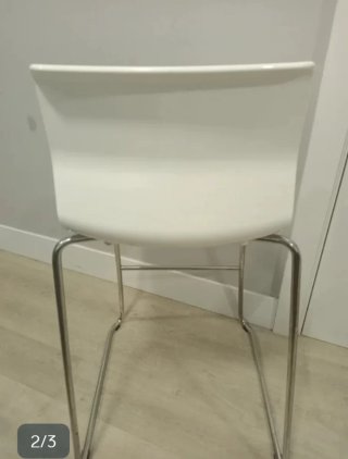 Silla alta Ikea blanca