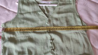 Blusa fluida STRADIVARIUS verde talla L