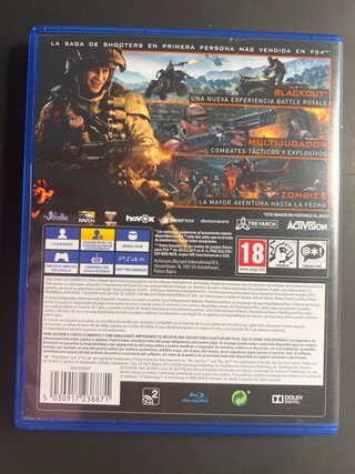 Call of Duty Black Ops 4 PS4