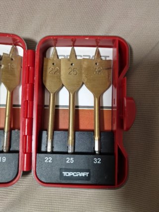 Set Brocas Paleta Madera TOPCRAFT