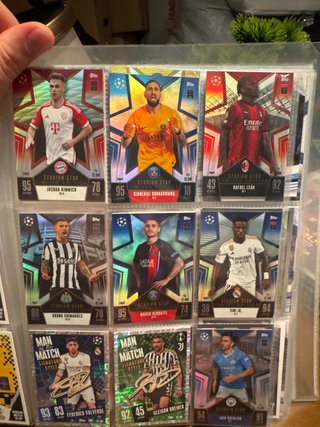 Lote cromos Topps Champions League
