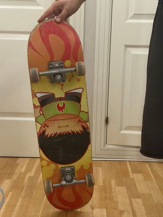 Skate con diseño divertido