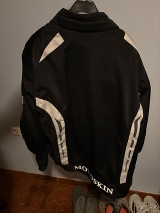 Chaqueta de moto TOSKIN Negra