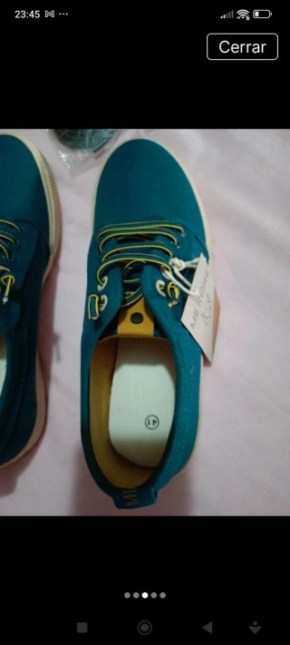 Zapatillas turquesa talla 41