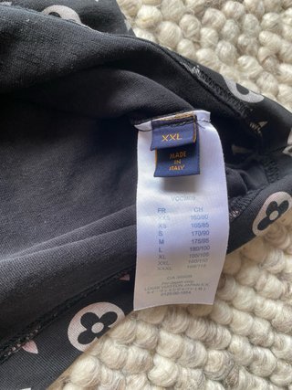 Camicia Louis Vuitton Oversize Nera Taglia XXL