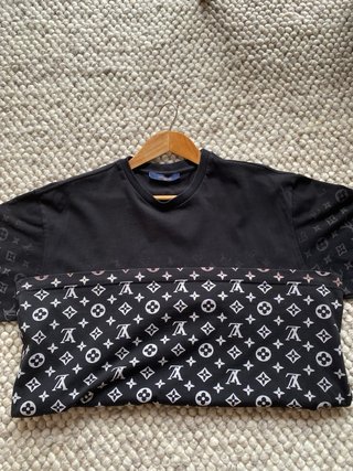 Camicia Louis Vuitton Oversize Nera Taglia XXL