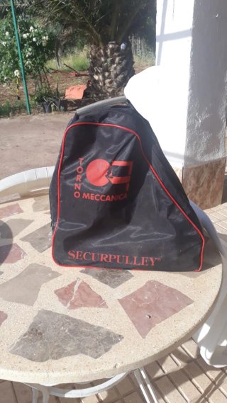 Polea con freno de seguridad