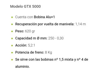 Carrete de pesca