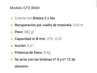 Carrete de pesca