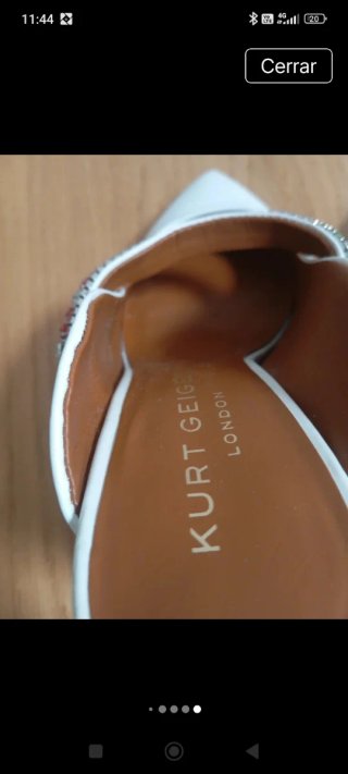 Tacones Kurt Geiger Multicolor Blancos