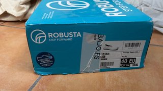 Zapatos de seguridad Robusta blancos y azules