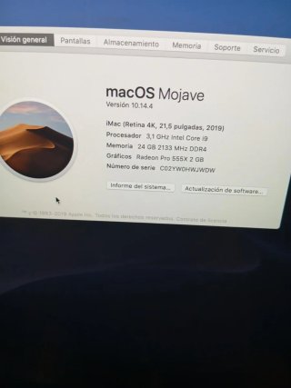 iMac 21,5 Retina 4K (2019) i9 24GB RAM SSD 1TB