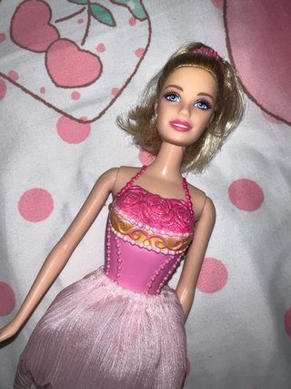 Barbie ballerina anni '90 Mattel con capelli biondi