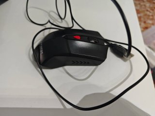 Mouse da Gaming Owlotech OTGC 1000 Nero/Rosso