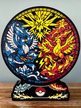 Scatola Luminosa Pokémon Articuno, Zapdos, Moltres