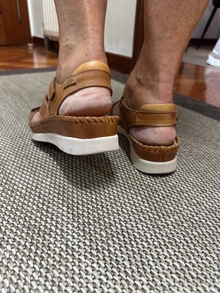 Sandalias Pikolinos Cuero Marrón