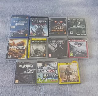 Lote 12 Videojuegos PS2/PS3/PS4